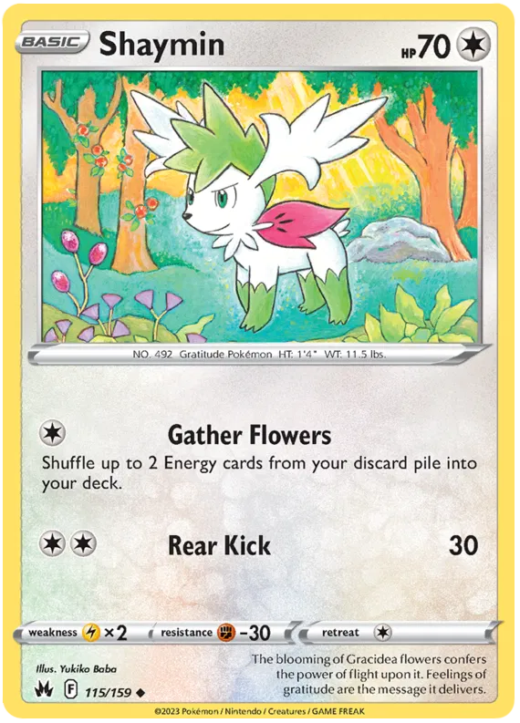 Shaymin - Crown Zenith #115