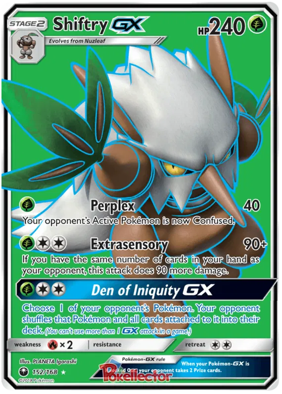 Shiftry GX - Celestial Storm #152