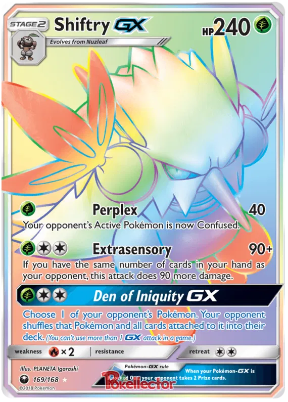 Shiftry GX - Celestial Storm #169