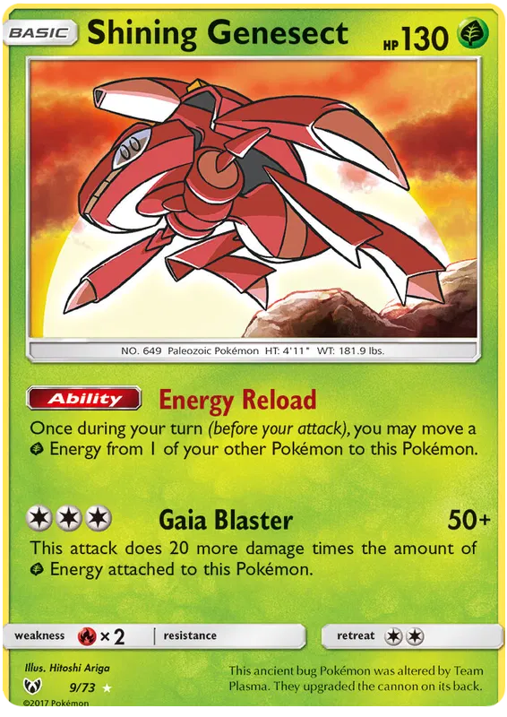 Shining Genesect - Shining Legends #9