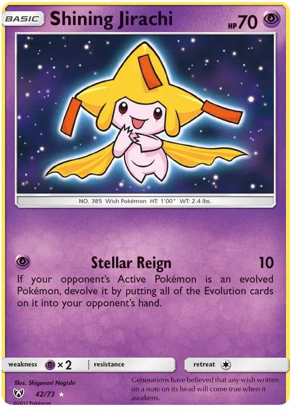 Shining Jirachi - Shining Legends #42