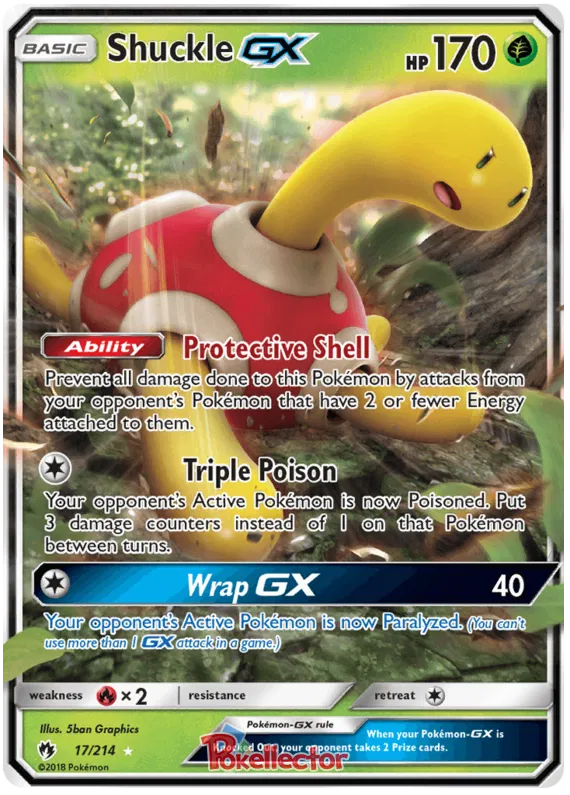 Shuckle GX - Lost Thunder #17