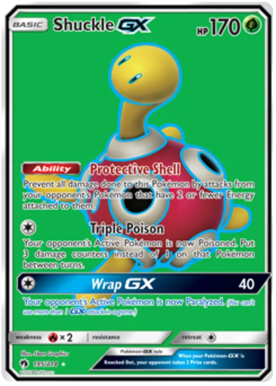 Shuckle GX - Lost Thunder #195