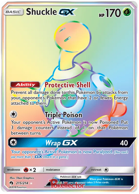 Shuckle GX - Lost Thunder #215