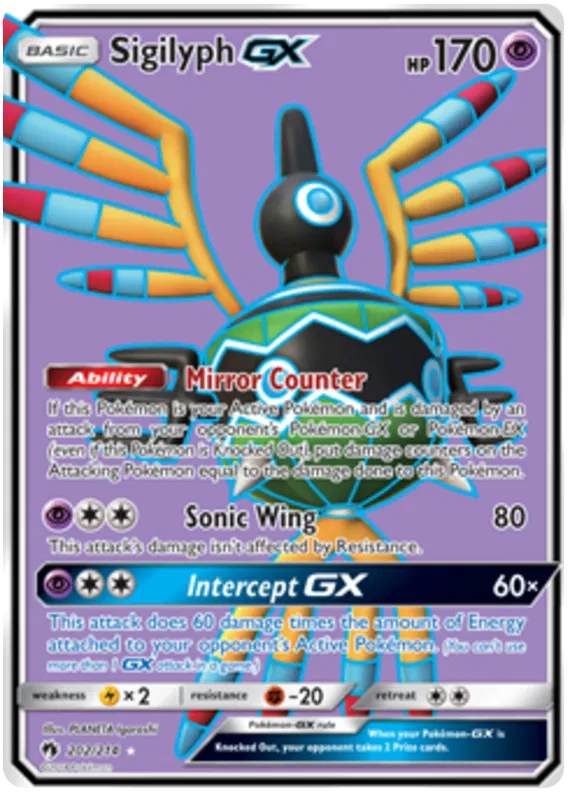 Sigilyph GX - Lost Thunder #202