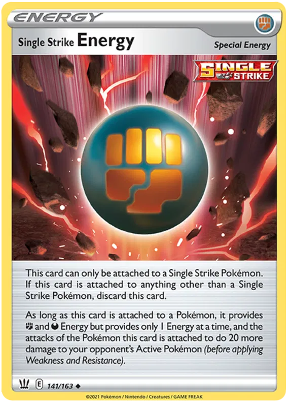 Single Strike Energy - Battle Styles #141