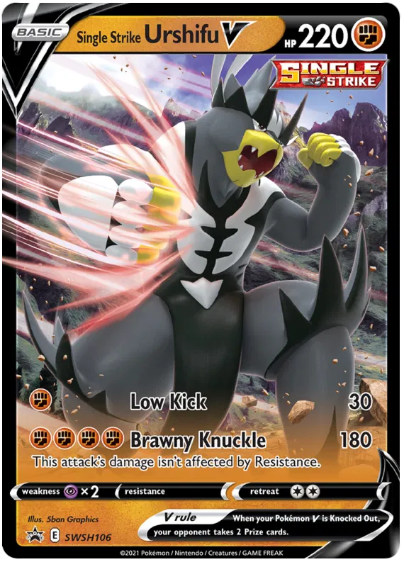 Single Strike Urshifu V - Sword & Shield Promos #106