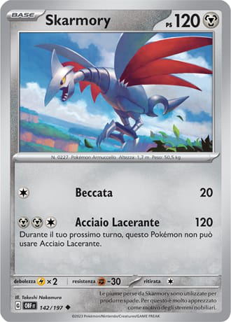 Skarmory - Ossidiana Infuocata #142