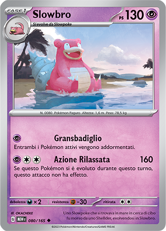 Slowbro - Scarlatto & Violetto - 151 #80