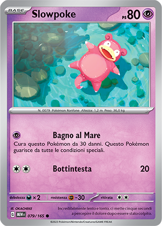 Slowpoke - Scarlatto & Violetto - 151 #79