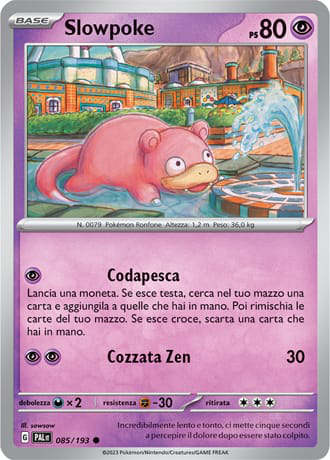 Slowpoke - Evoluzioni A Paldea	 #85