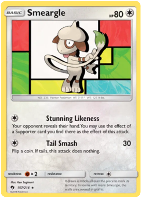 Smeargle - Lost Thunder #157