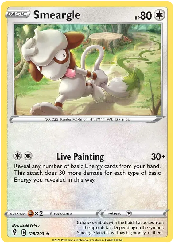 Smeargle - Evolving Skies #128