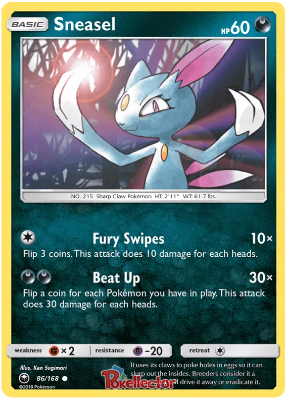 Sneasel - Celestial Storm #86