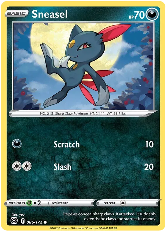 Sneasel - Brilliant Stars #86