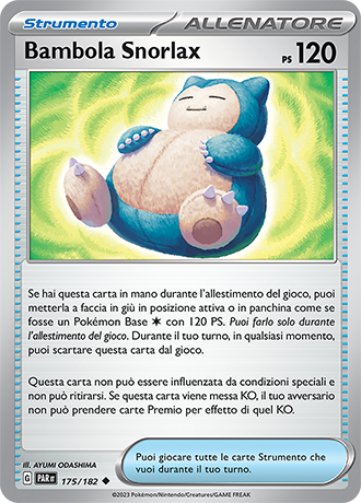 Snorlax Doll - Paradosso temporale #175