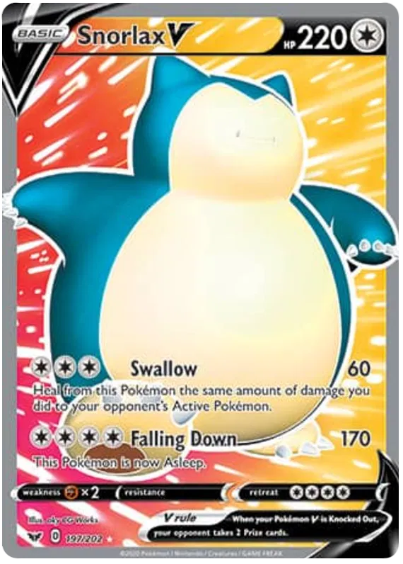 Snorlax - Sword & Shield #197