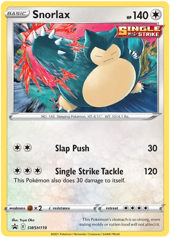 Snorlax - Sword & Shield Promos #119