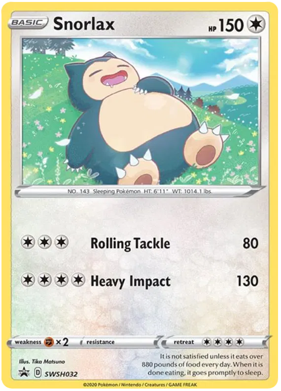 Snorlax - Sword & Shield Promos #32