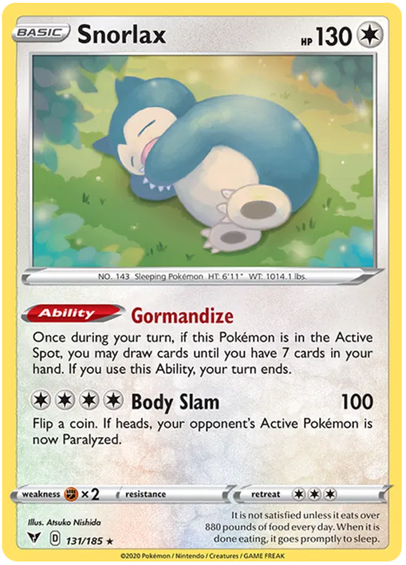 Snorlax - Vivid Voltage #131