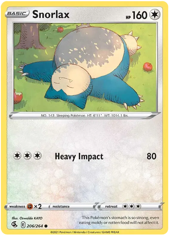 Snorlax - Fusion Strike #206