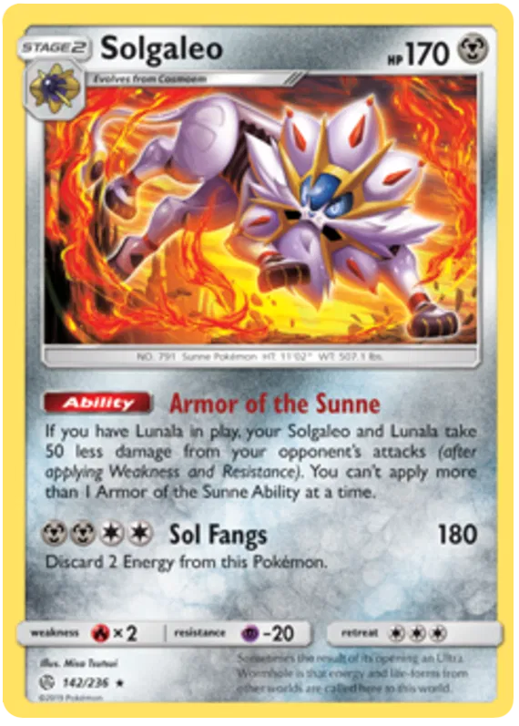 Solgaleo - Cosmic Eclipse #142