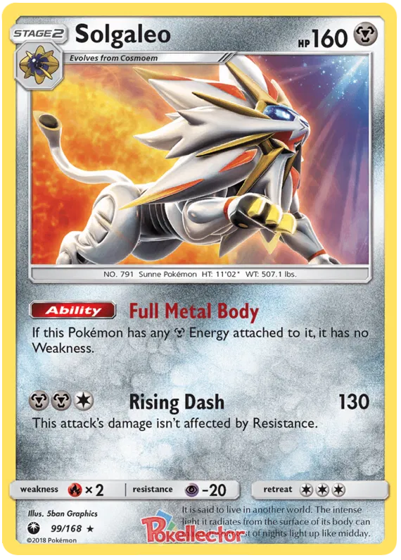 Solgaleo - Celestial Storm #99