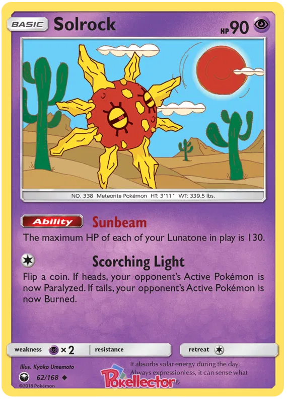 Solrock - Celestial Storm #62