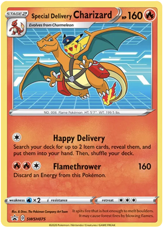 Special Delivery Charizard - Sword & Shield Promos #75