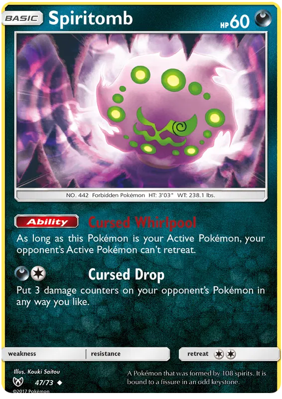 Spiritomb - Shining Legends #47