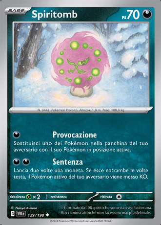 Spiritomb - Scarlatto & Violetto #129