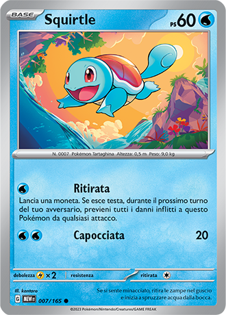 Squirtle - Scarlatto & Violetto - 151 #7