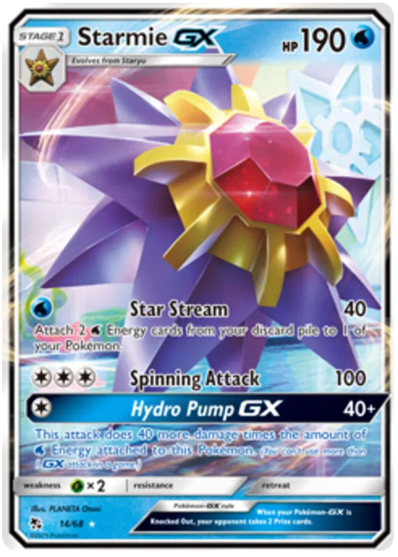 Starmie GX - Hidden Fates #14