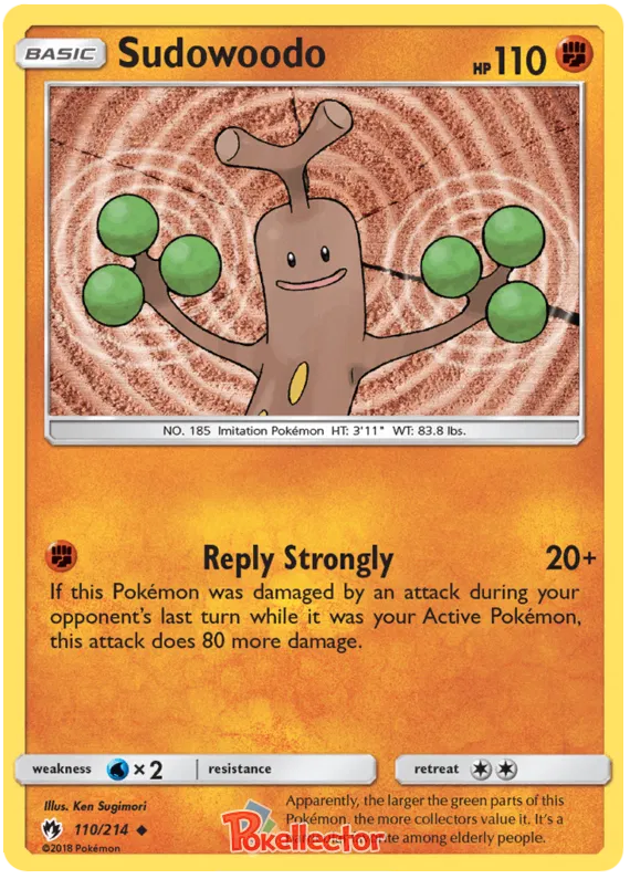 Sudowoodo - Lost Thunder #110