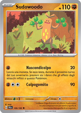 Sudowoodo - Evoluzioni A Paldea	 #109