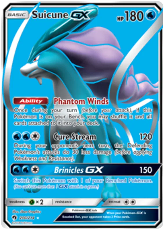 Suicune GX - Lost Thunder #200