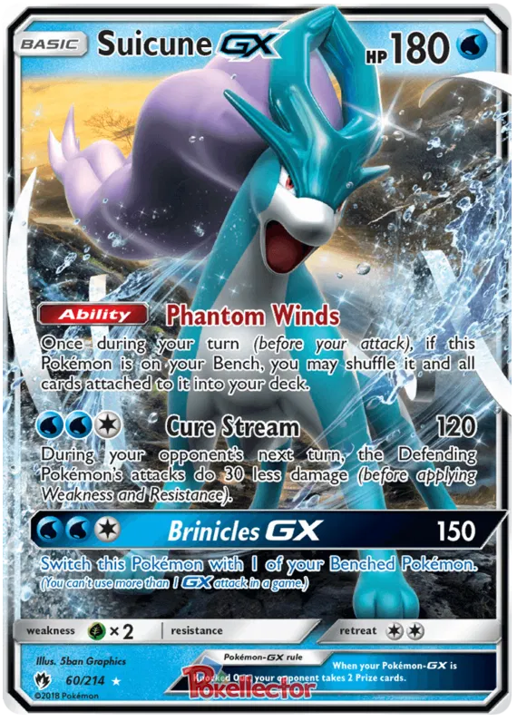 Suicune GX - Lost Thunder #60