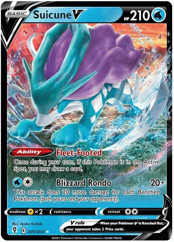 Suicune V - Evolving Skies #31