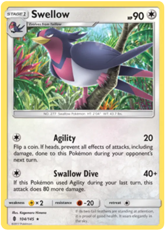 Swellow - Guardians Rising #104