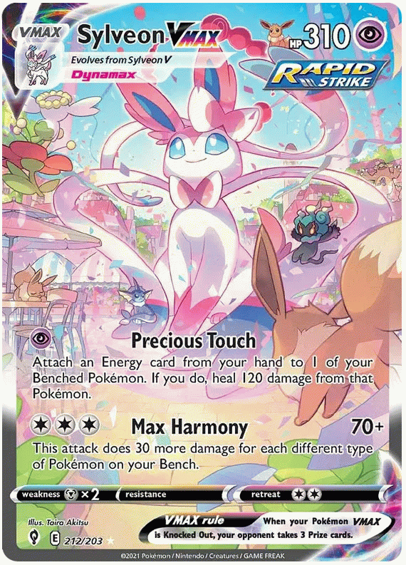 Sylveon VMAX - Evolving Skies #212