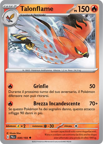 Talonflame - Evoluzioni A Paldea	 #30