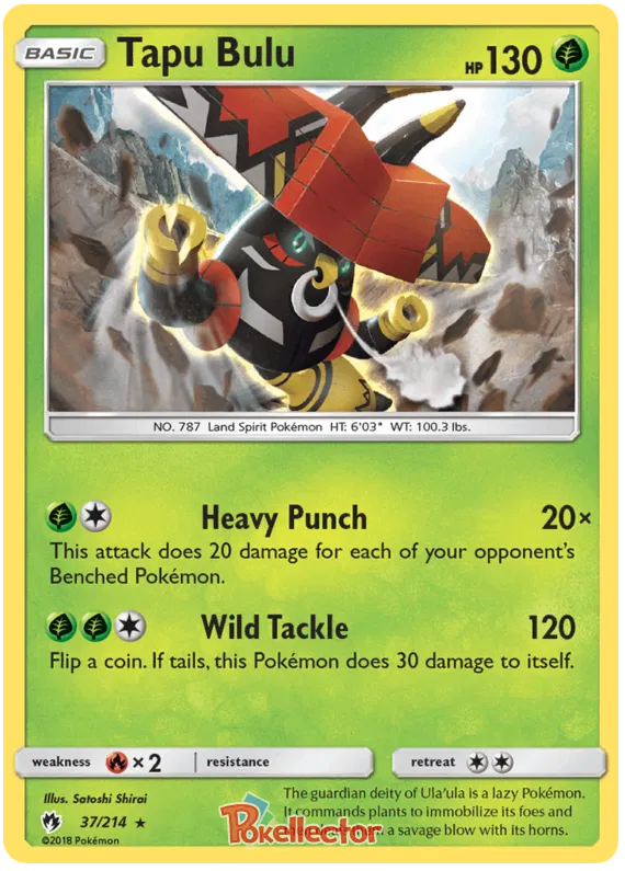 Tapu Bulu - Lost Thunder #37