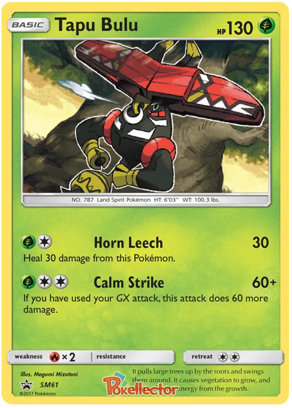 Tapu Bulu - Sun & Moon Promos #61