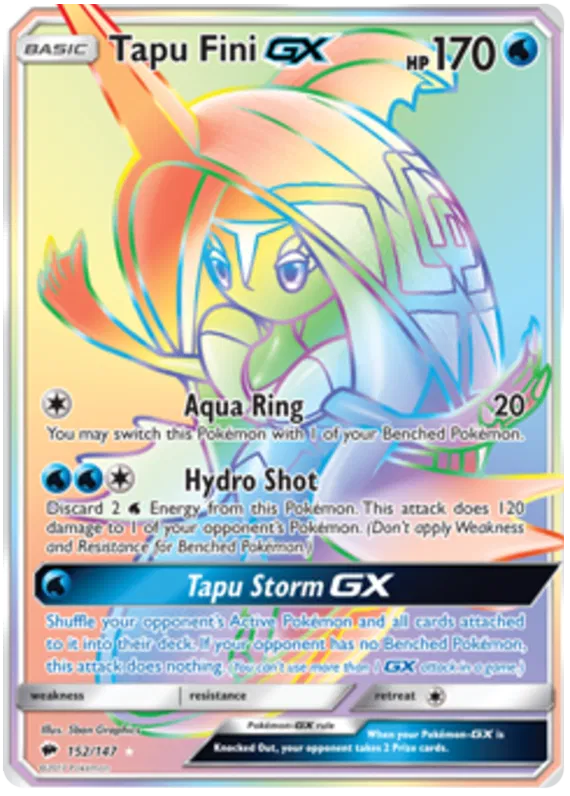 Tapu Fini GX - Burning Shadows #152