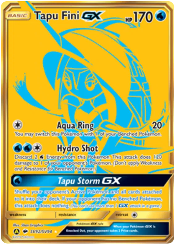 Tapu Fini GX - Hidden Fates #92