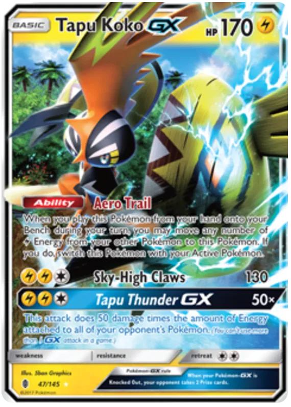 Tapu Koko GX - Guardians Rising #47