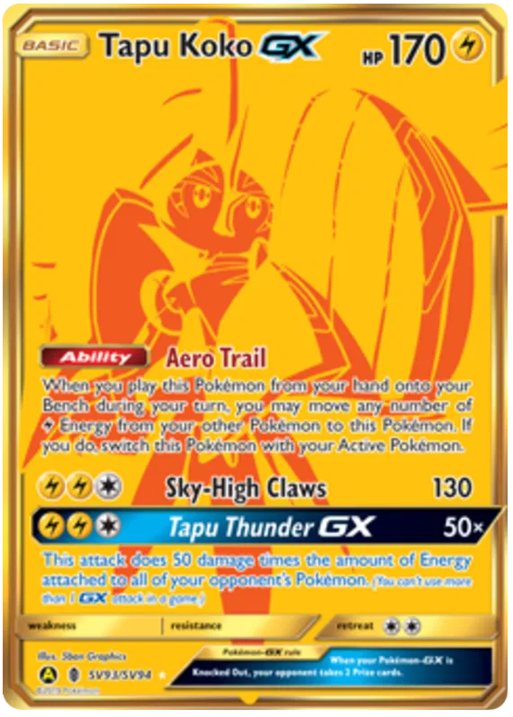 Tapu Koko GX - Hidden Fates #93