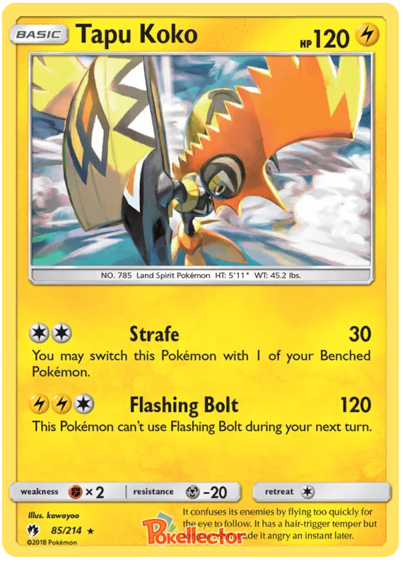 Tapu Koko - Lost Thunder #85