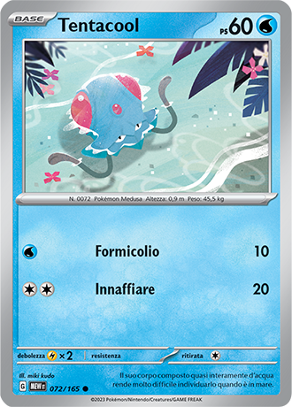 Tentacool - Scarlatto & Violetto - 151 #72