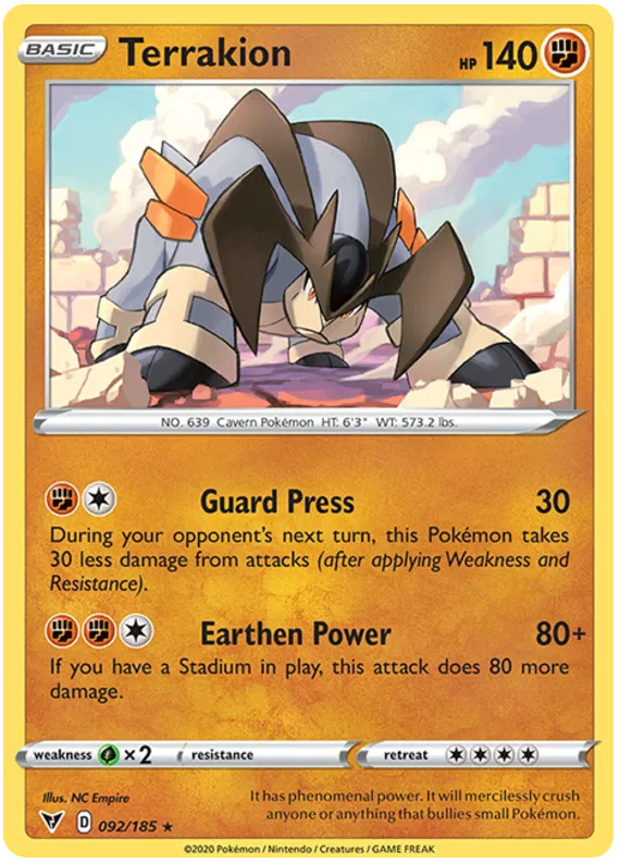 Terrakion - Vivid Voltage #92